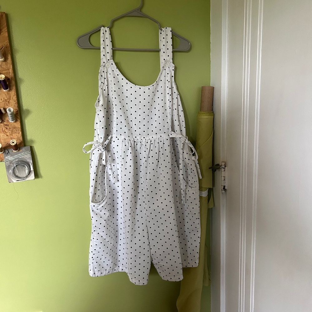 Vintage 90s polka dot maternity jumper